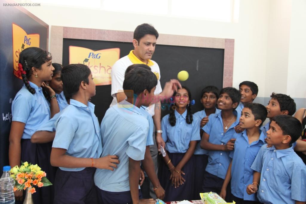Anil Kumble Dons a Teacher's Hat to Celebrate P&G Shiksha Diwas