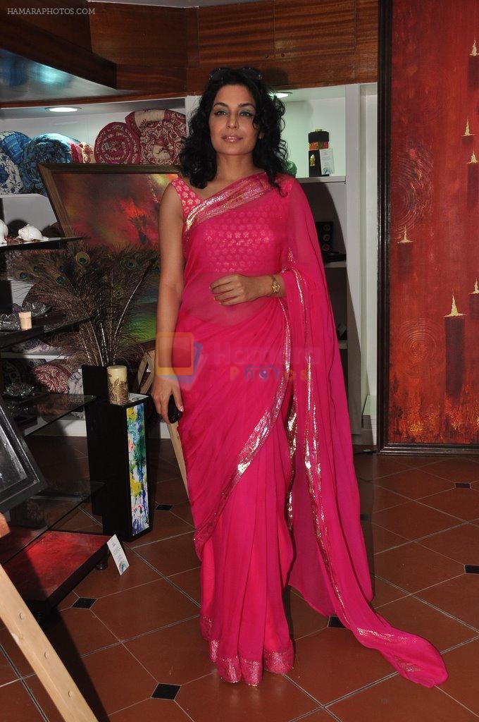 Meera at Amisha Mehta art event in Mumbai on 19th Feb 2013