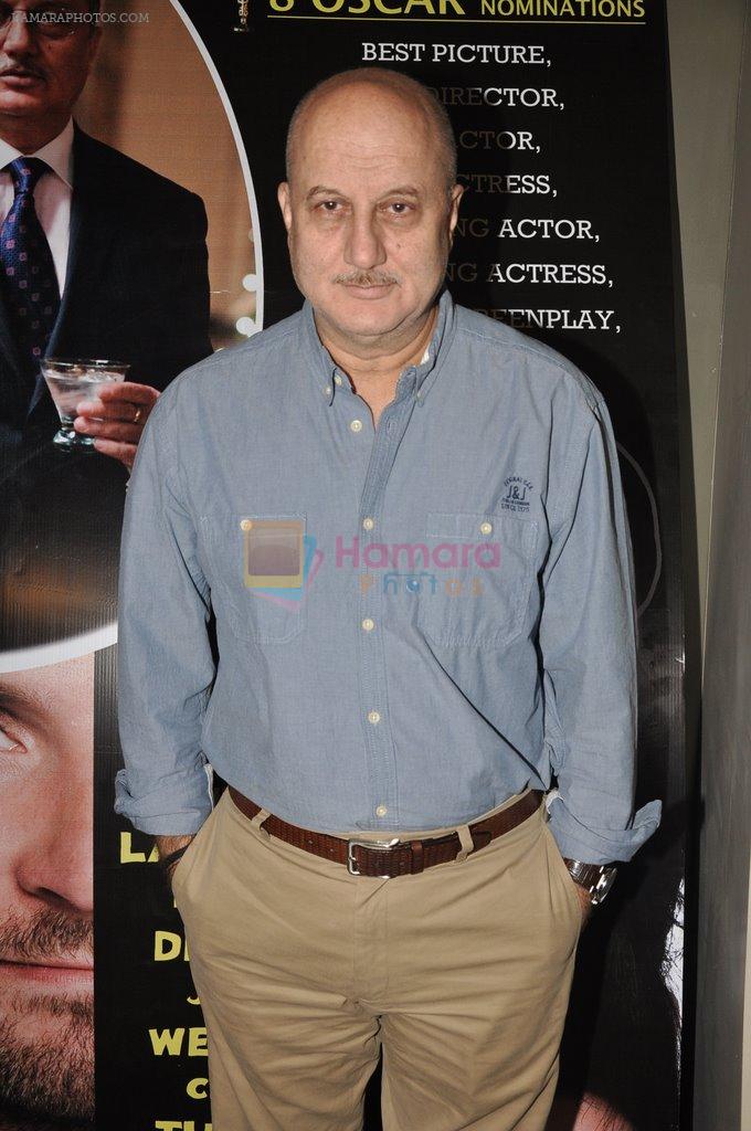 Anupam Kher promotres Hollywood film Silver Linings in Mumbai on 20th Feb 2013
