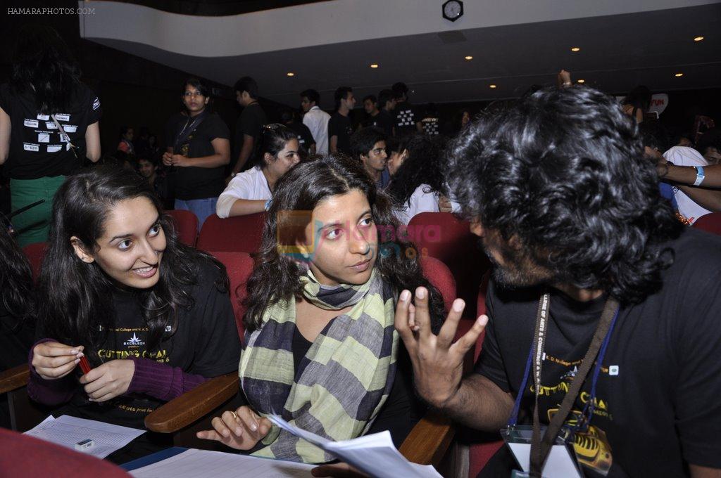 Zoya Akhtar at National College's Cutting Chai colleges fest in Mumbai on 21st Feb 2013