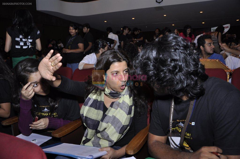 Zoya Akhtar at National College's Cutting Chai colleges fest in Mumbai on 21st Feb 2013