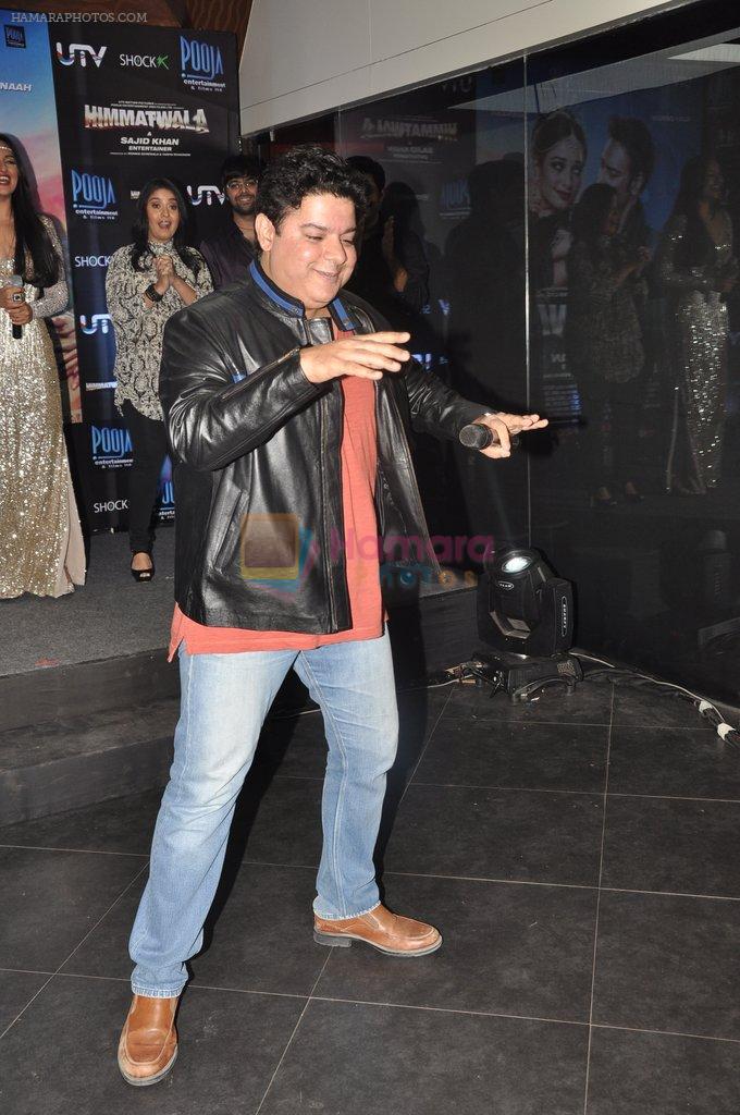 Sajid Khan at the launch of Himmatwala's item number in Mumbai on 22nd Feb 2013