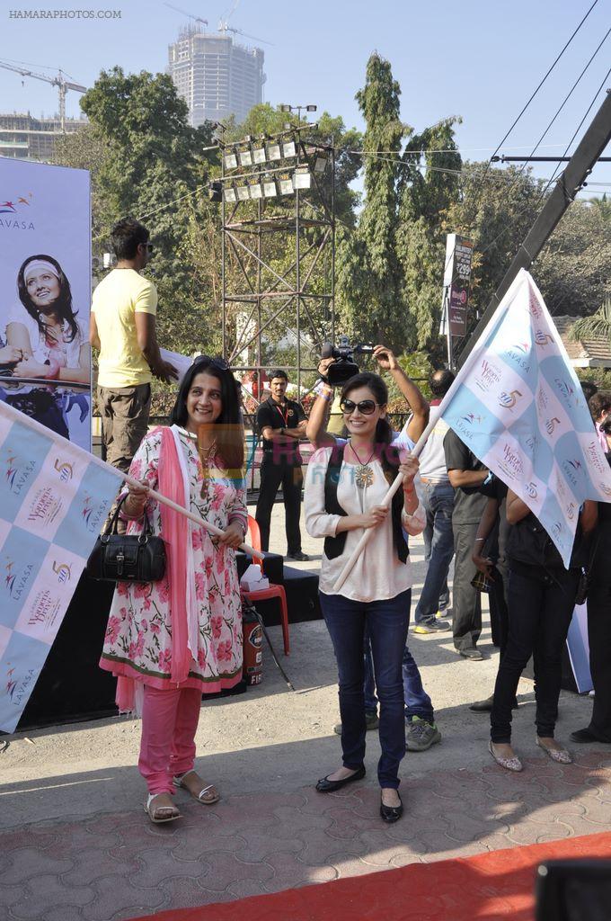Dia Mirza at Lavasa Women's Drive 2013 in Mumbai on 24th Feb 2013