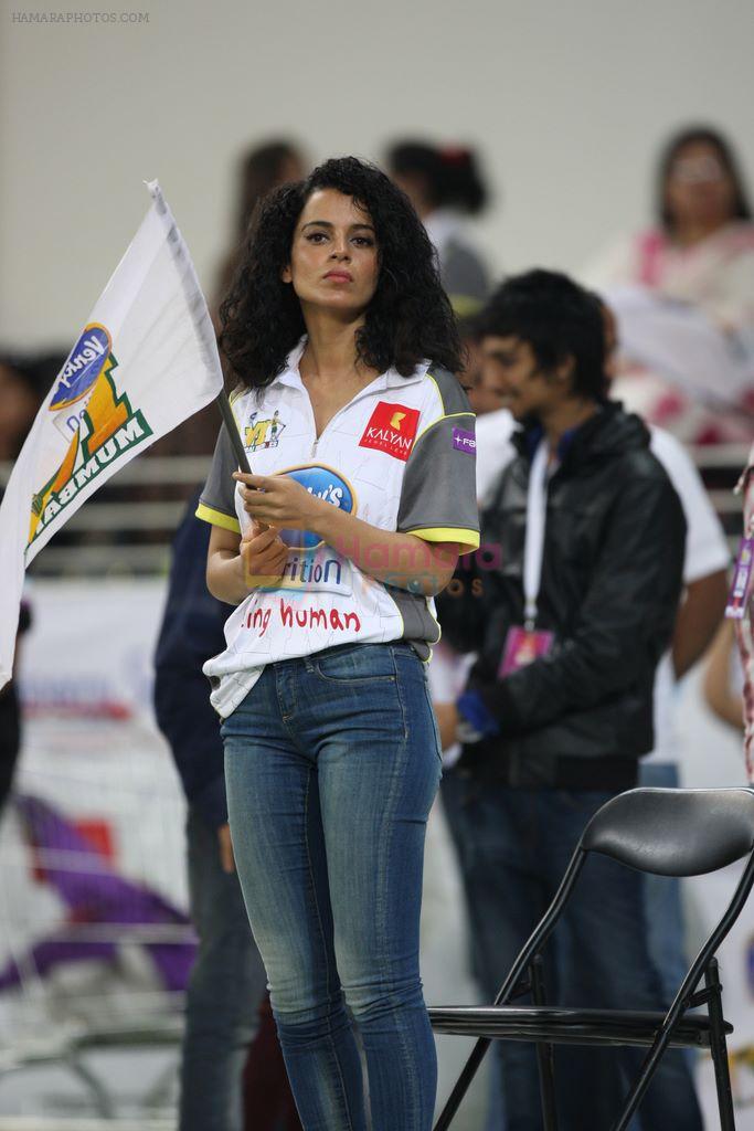 Kangna Ranaut at CCl Match in Mumbai on 24th Feb 2013