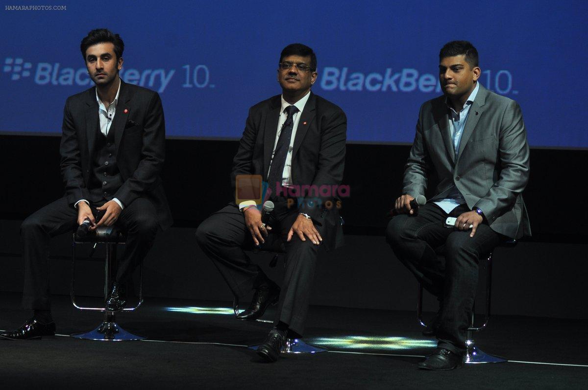 Ranbir Kapoor launches Blackberry Z10 in India in Grand, Hyatt, Mumbai on 25th Feb 2013