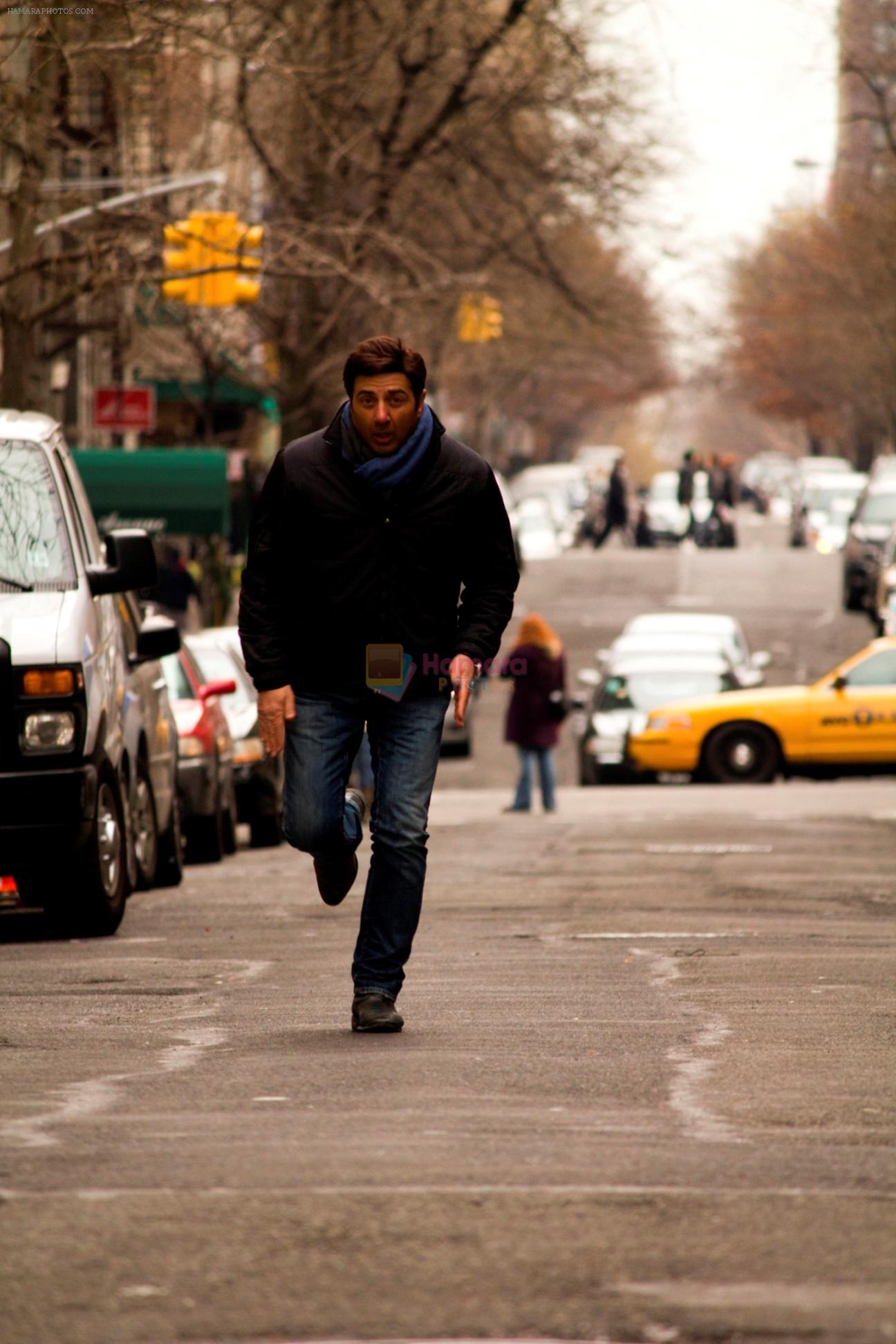 Sunny Deol in the still from movie I Love NY