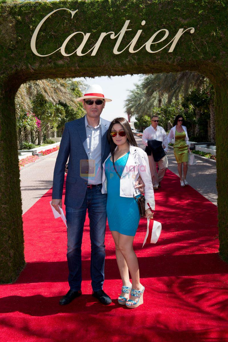 at Cartier Dubai polo match in Dubai on 19th Feb 2013