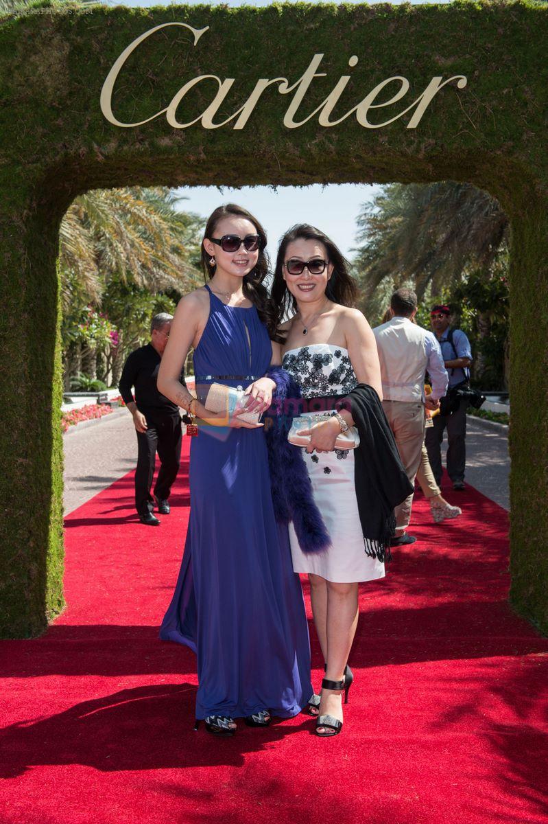 at Cartier Dubai polo match in Dubai on 19th Feb 2013