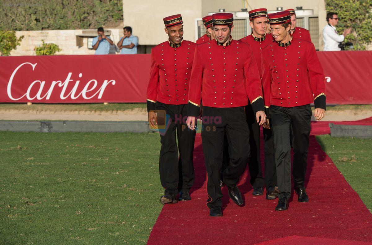 at Cartier Dubai polo match in Dubai on 19th Feb 2013