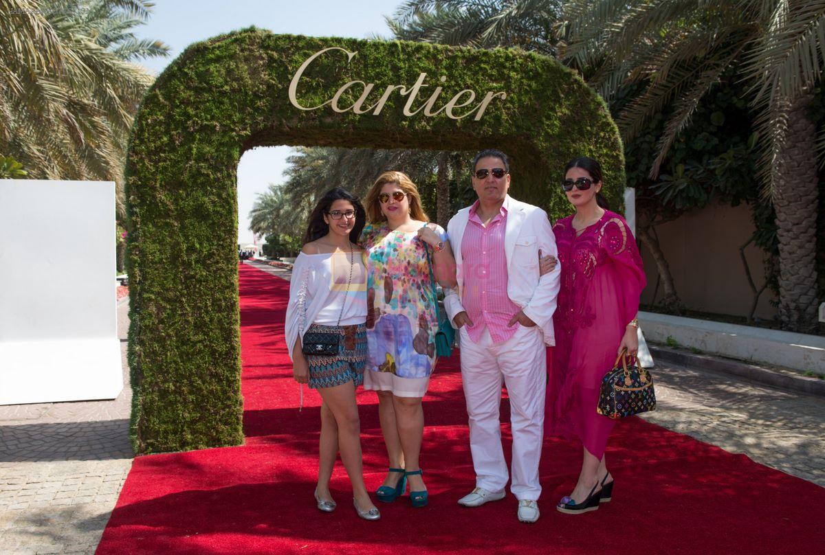 at Cartier Dubai polo match in Dubai on 19th Feb 2013