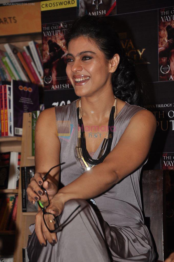 Kajol at the book launch of The Oath Of Vayuputras by Amish in Mumbai on 26th Feb 2013