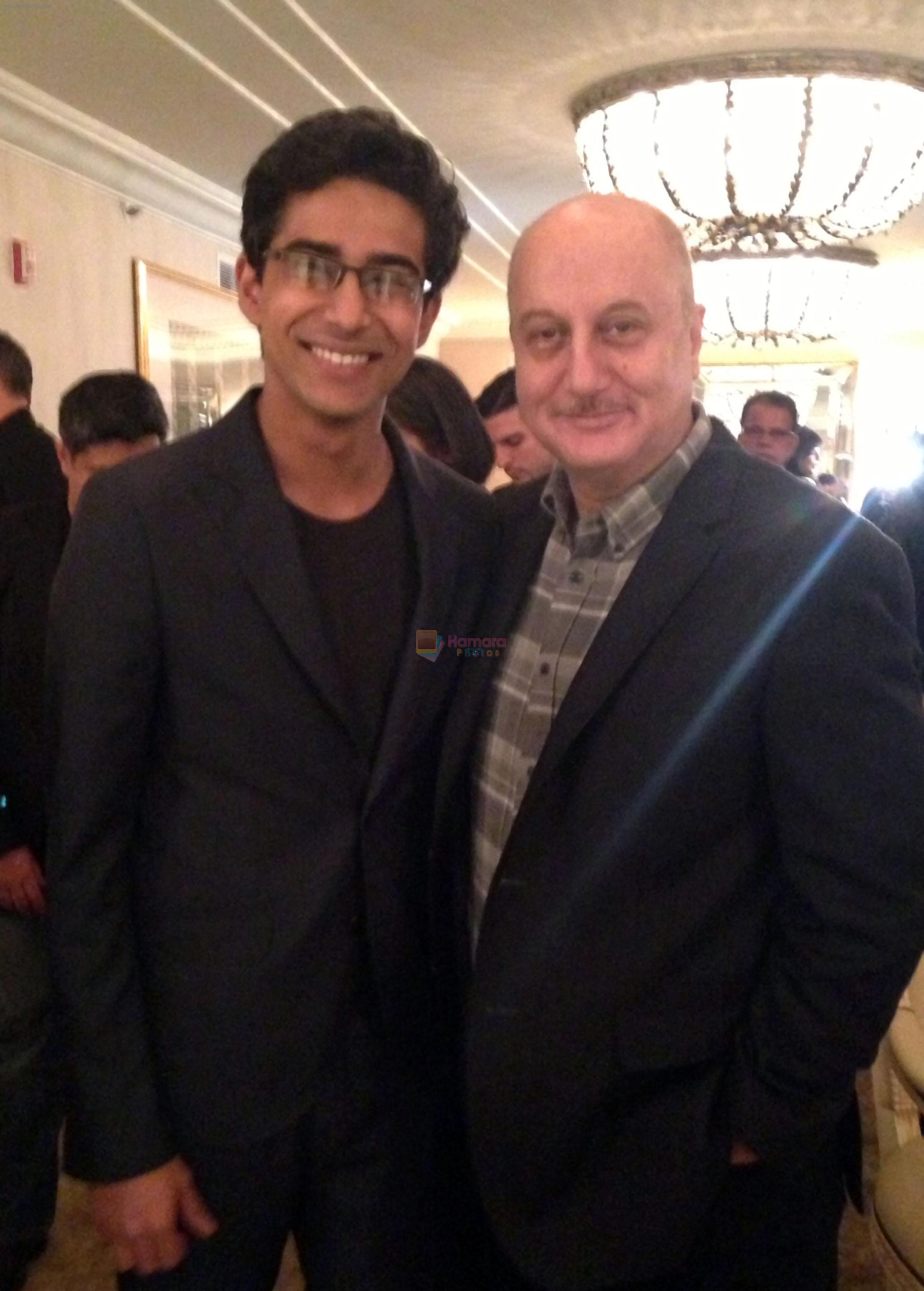 Suraj Sharma, Anupam Kher attends Pre Oscar Nomination Party by Weinstein Brothers