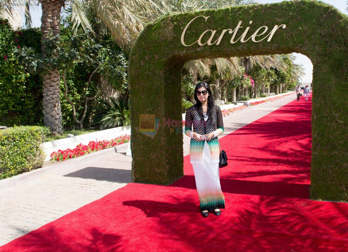 at Cartier Dubai polo match in Dubai on 19th Feb 2013