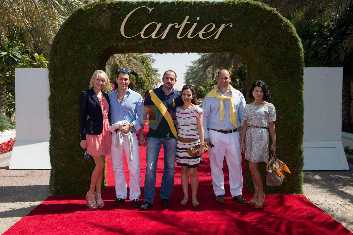 at Cartier Dubai polo match in Dubai on 19th Feb 2013