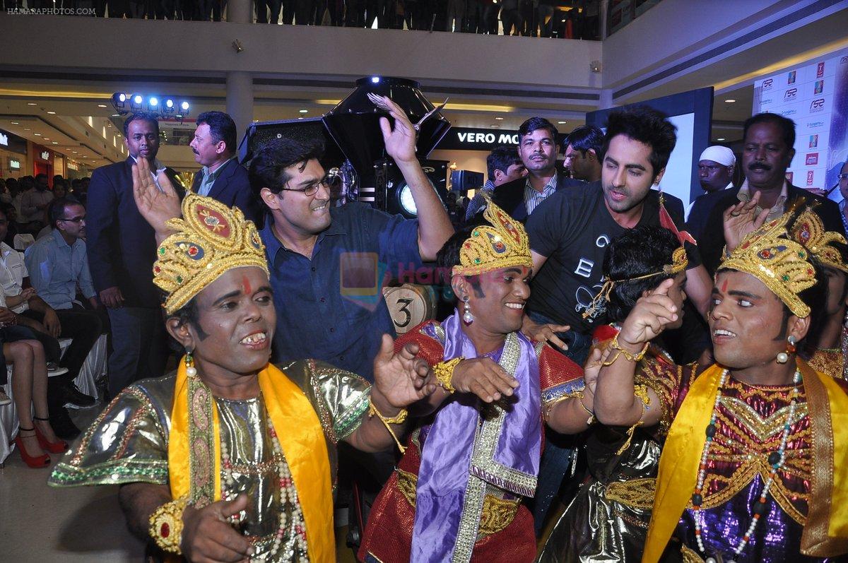 Kunaal Roy Kapur, Ayushmann Khurrana t the Music launch of Nautanki Saala at R City Mall in Mumbai on 26th Feb 2013