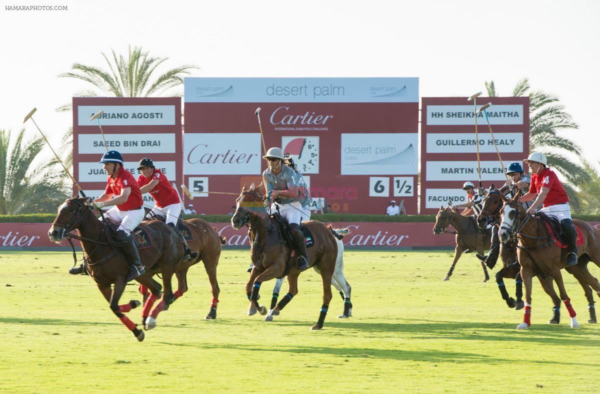 at Cartier Dubai polo match in Dubai on 19th Feb 2013