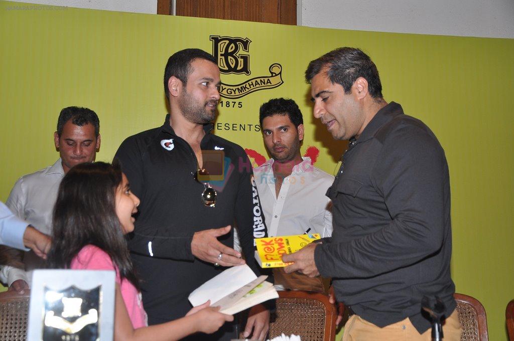 Yuvraj Singh at the launch of Shailendra Singh's new book in Mumbai on 4th March 2013