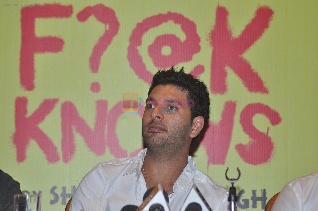 Yuvraj Singh at the launch of Shailendra Singh's new book in Mumbai on 4th March 2013