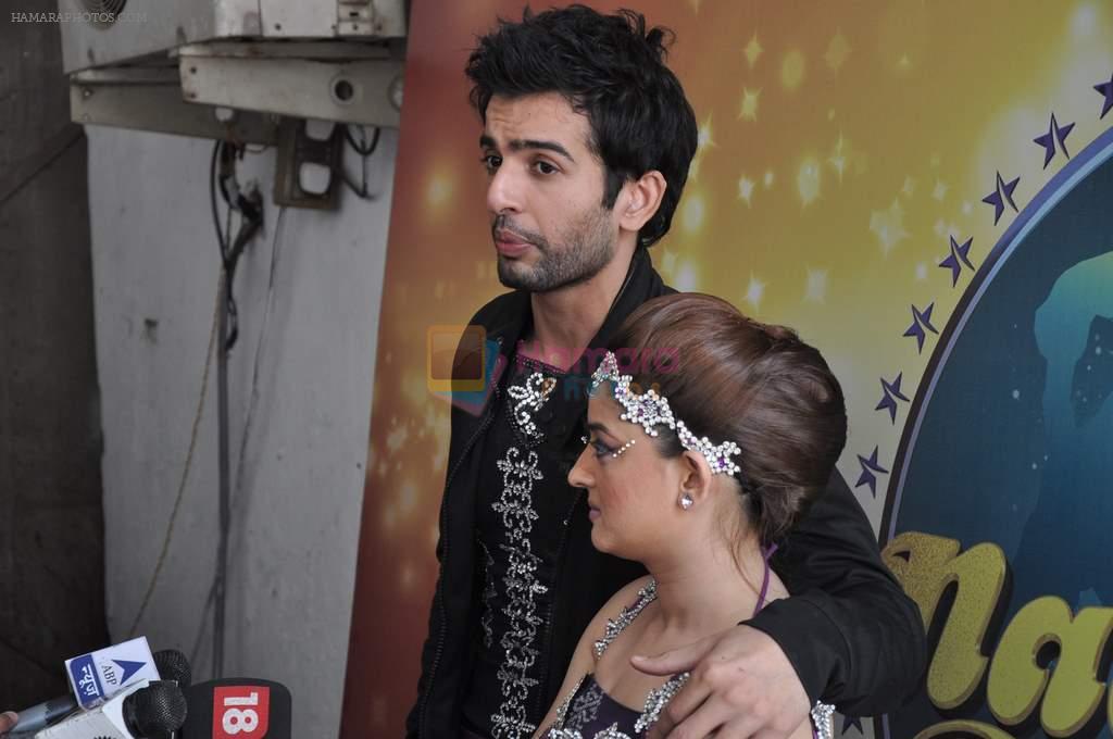 on the sets of Nach Baliye in Filmistan, Mumbai on 5th March 2013