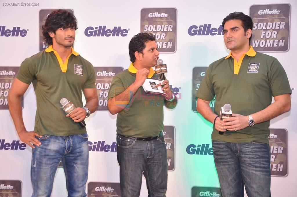 Vidyut Jamwal, Arbaaz Khan at Gillette promotional event in Fort, Mumbai on 8th March 2013
