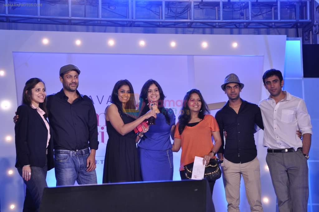 Abhishek Kapoor, Raj Kumar Yadav, Amit Sadh at Lavasa women's drive prize distributions in Lalit, Mumbai on 8th March 2013