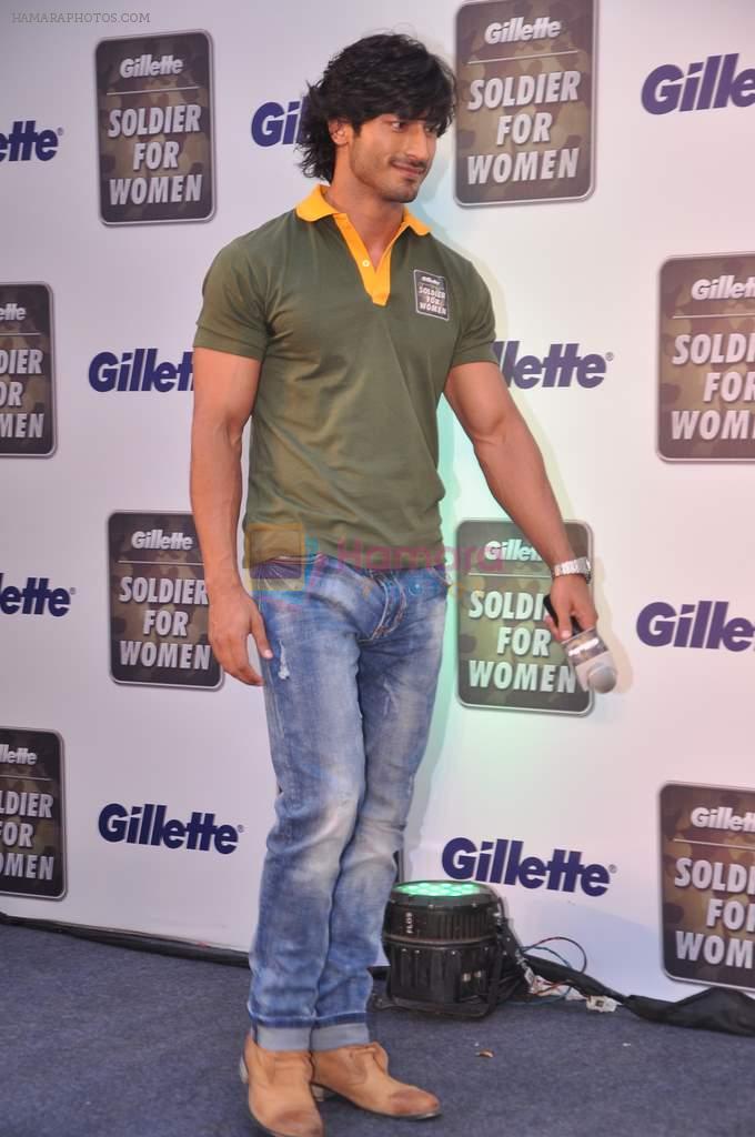 Vidyut Jamwal at Gillette promotional event in Fort, Mumbai on 8th March 2013