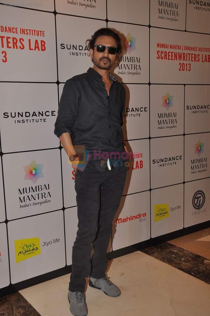 Irrfan Khan at Announcement of Screenwriters Lab 2013 in Mumbai on 10th March 2013
