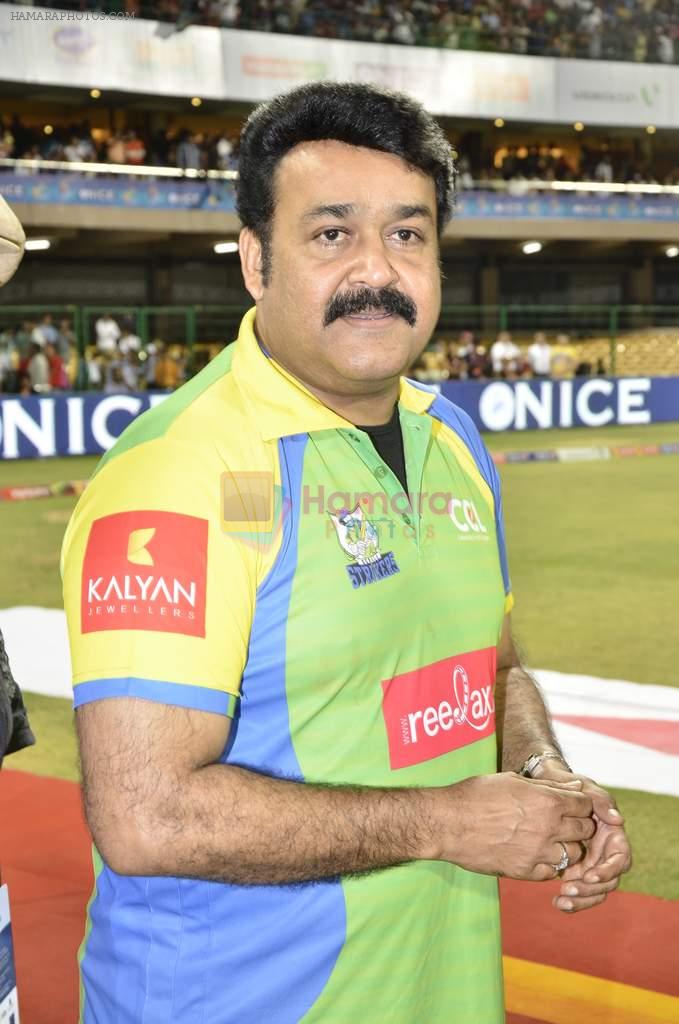 Mohanlal at CCL Grand finale at Bangalore on 10th March 2013