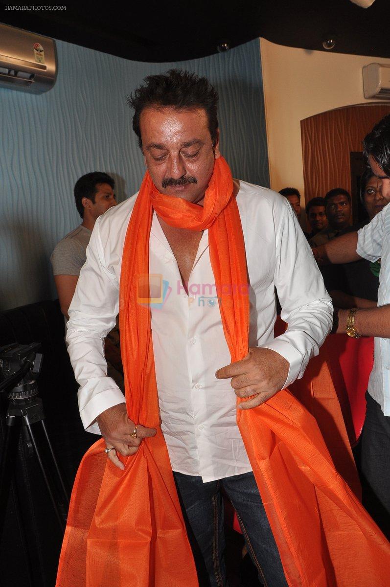 Sanjay Dutt at the launch of Saffron 12 in Mumbai on 10th March 2013