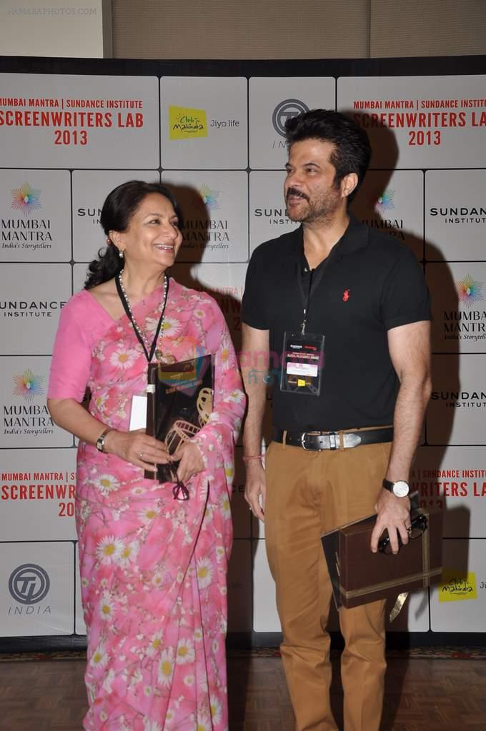 Sharmila tagore, Anil Kapoor at Announcement of Screenwriters Lab 2013 in Mumbai on 10th March 2013