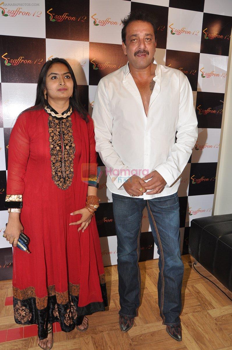 Sanjay Dutt at the launch of Saffron 12 in Mumbai on 10th March 2013