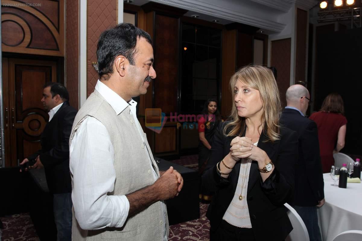 Rajkumar Hirani attend Ambani's bash for Steven Spielberg in Taj Land's End, Bandra, Mumbai on 12th March 2013