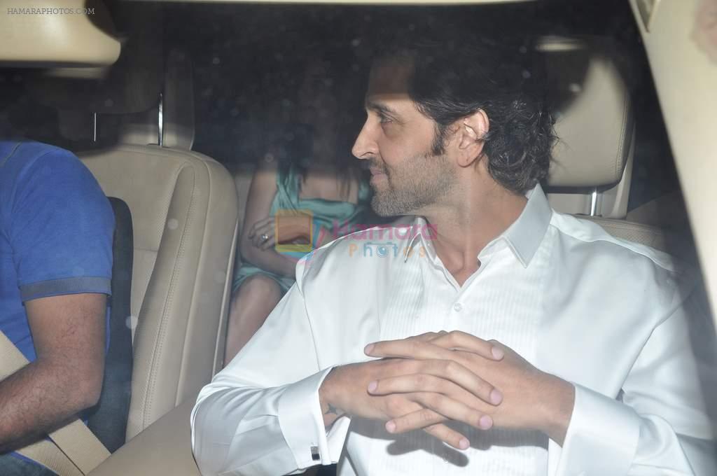 Hrithik Roshan at Spielberg's party in Mumbai on 12th March 2013