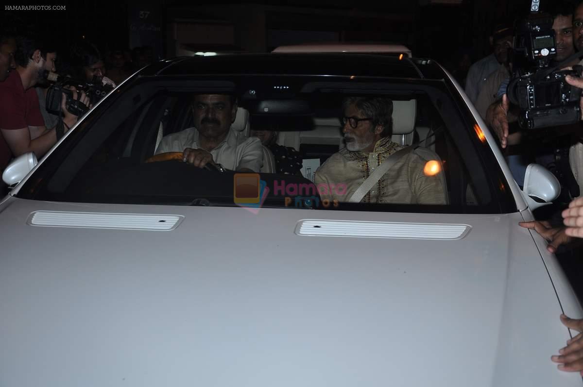 Amitabh Bachchan at Spielberg's party in Mumbai on 12th March 2013
