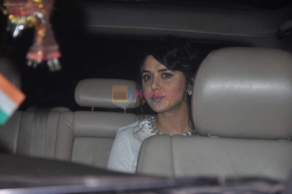 Preity Zinta at Spielberg's party in Mumbai on 12th March 2013