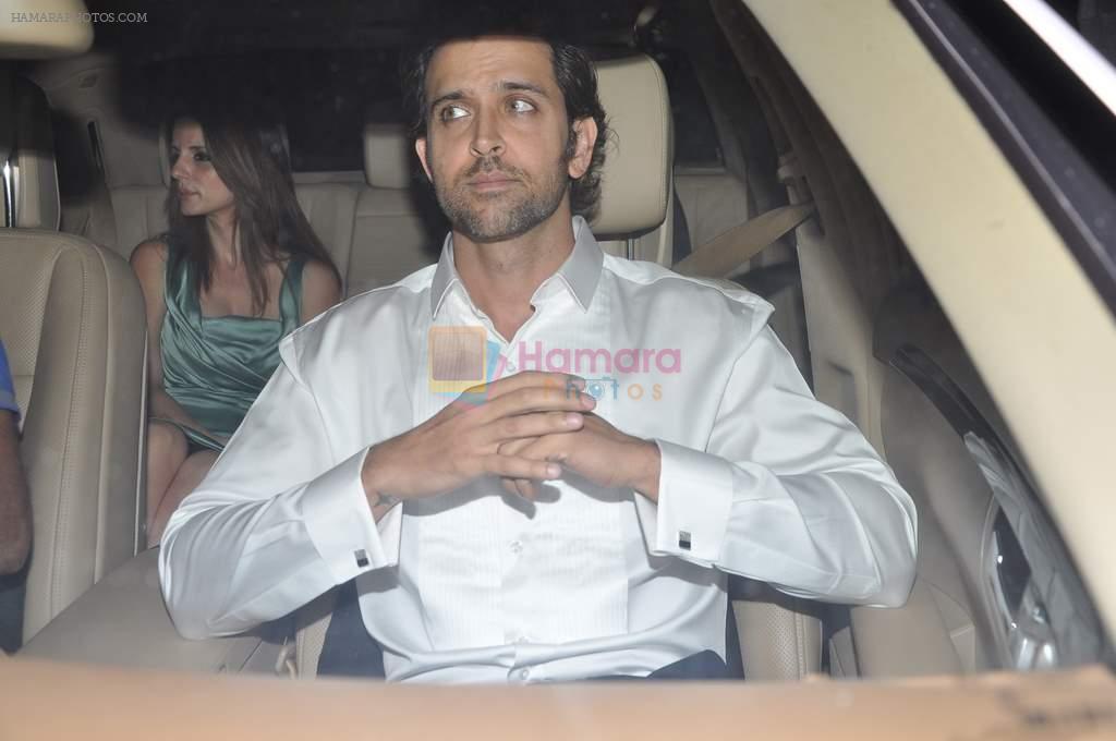 Hrithik Roshan at Spielberg's party in Mumbai on 12th March 2013