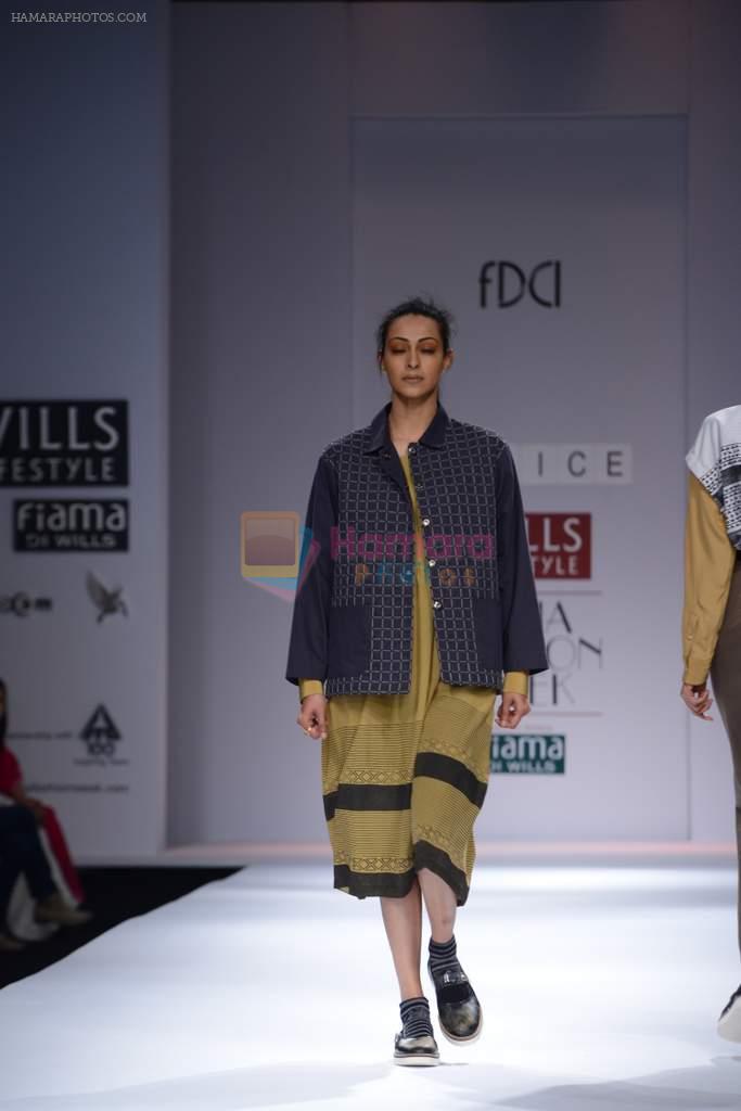 Model walks the ramp for Bodice by Ruchika Sachdeva Show at Wills Lifestyle India Fashion Week 2013 Day 2 in Mumbai on 14th March 2013