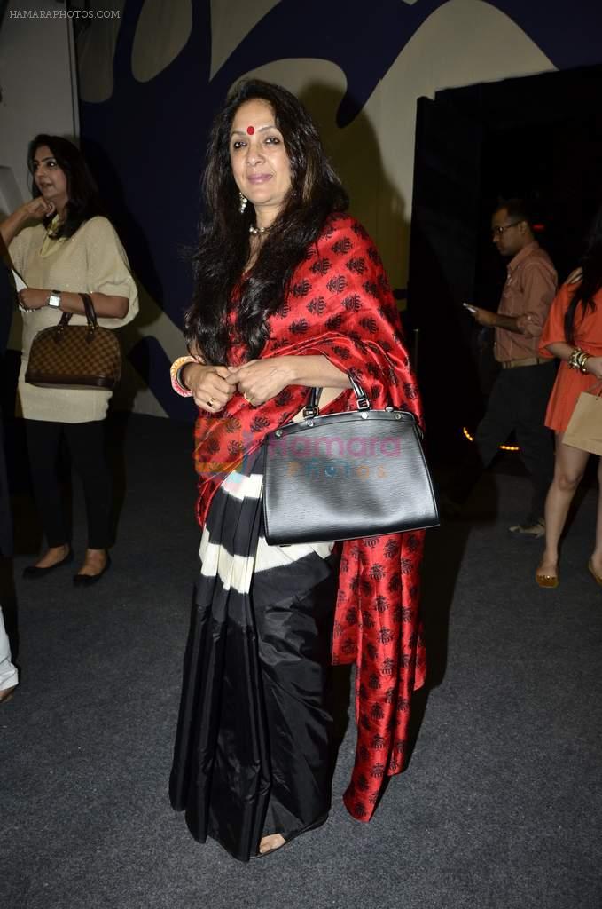 Neena Gupta on day 1 of Wills Lifestyle India Fashion Week - Autumn Winter in Mumbai on 13th March 2013