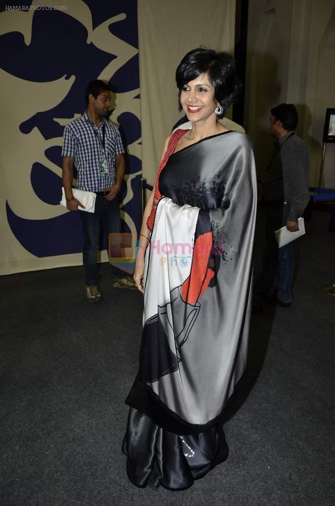 Mandira Bedi on day 1 of Wills Lifestyle India Fashion Week - Autumn Winter in Mumbai on 13th March 2013