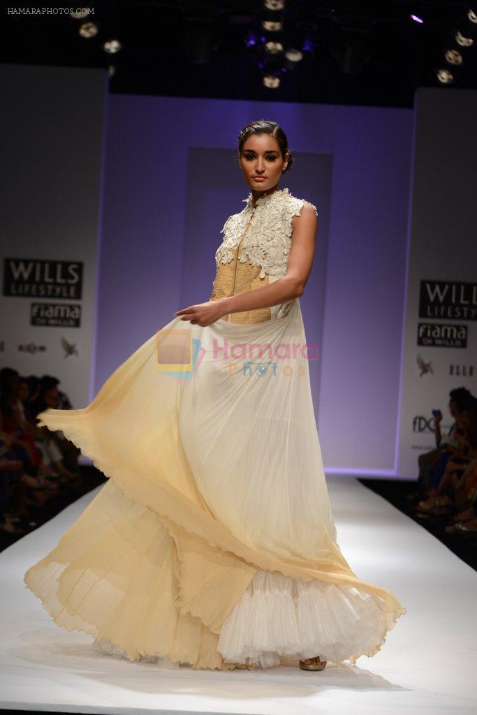 Model walks the ramp for Soltee Show at Wills Lifestyle India Fashion Week 2013 Day 3 in Mumbai on 15th March 2013