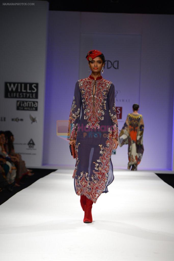 Model walks the ramp for Rajdeep Ranawat Show at Wills Lifestyle India Fashion Week 2013 Day 3 in Mumbai on 15th March 2013