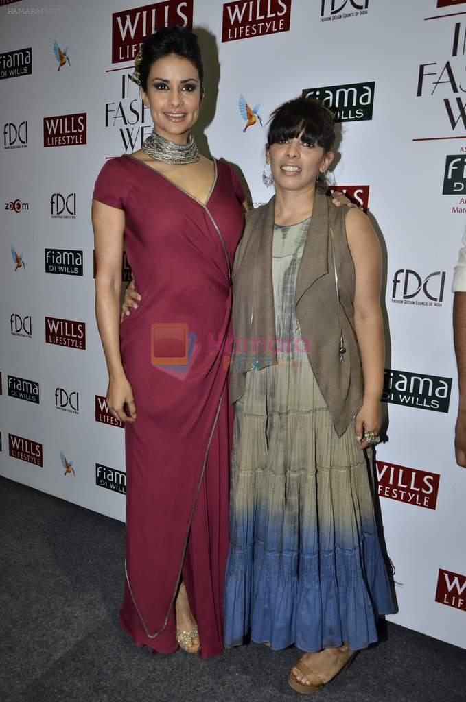 Gul Panag on Day 2 of Wills Lifestyle India Fashion Week 2013 in Mumbai on 14th March 2013