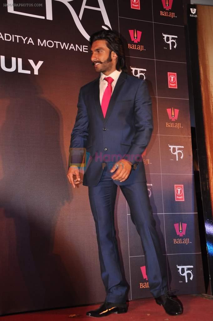 Ranveer Singh at trailor Launch of film Lootera in Mumbai on 15th March 2013