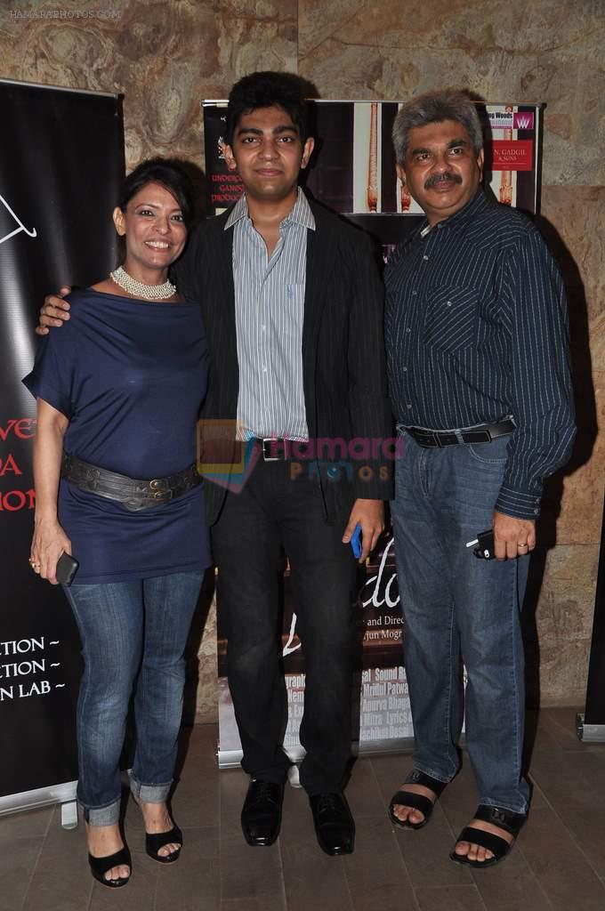 Leena Mogre, Arjun Mogre at Arjun Mogre's film Pradosh launch in Santacruz, Mumbai on 15th March 2013