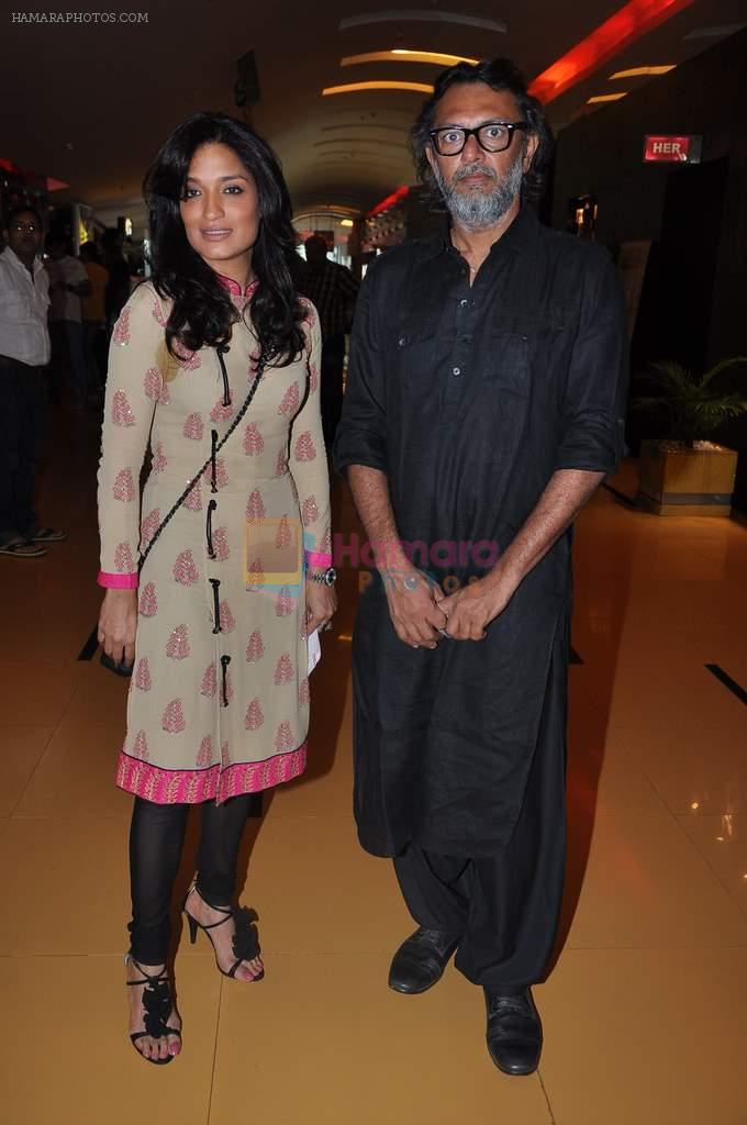 Sandhya Mridul, Rakeysh Omprakash Mehra at the premiere of the film Salaam bombay on completion of 25 years of the film in PVR, Mumbai on 16th March 2013