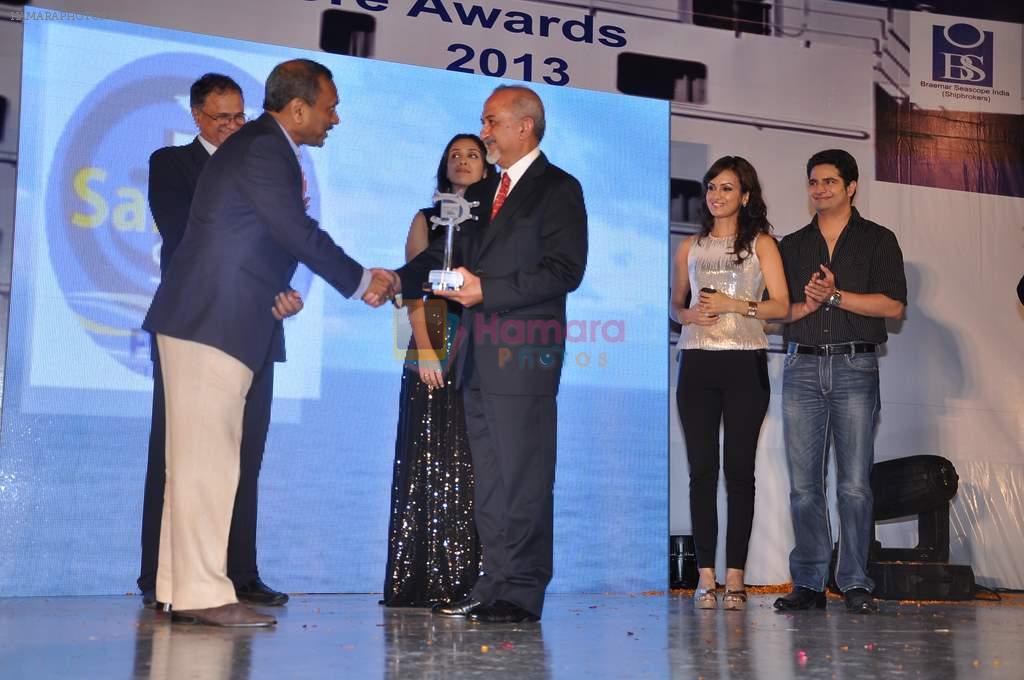 Karan Mehra, Nisha Rawal at 12th Sailors Today Sea Shore Awards in Celebrations Club, Mumbai on 16th March 2013