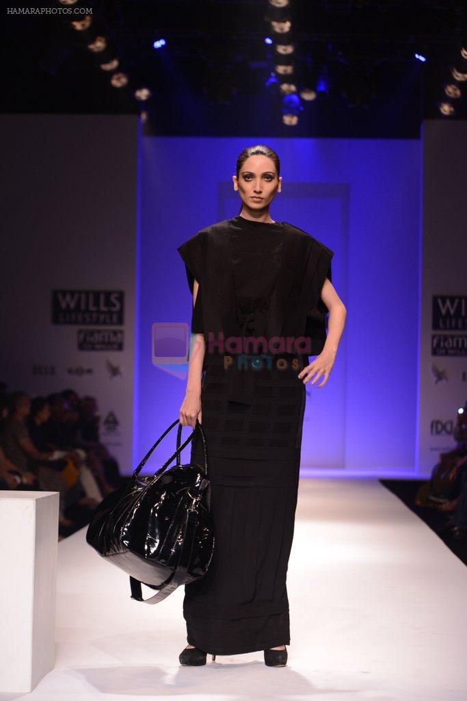Model walks for Chandrani, Mrinalini, Dhruv-Pallavi Show at Wills Fashion Week 2013 Day 5 on 17th March