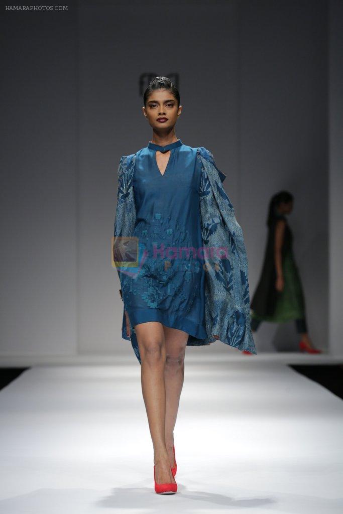 Model walks the ramp for Myoho Show at Wills Lifestyle India Fashion Week 2013 Day 5 in Mumbai on 17th March 2013