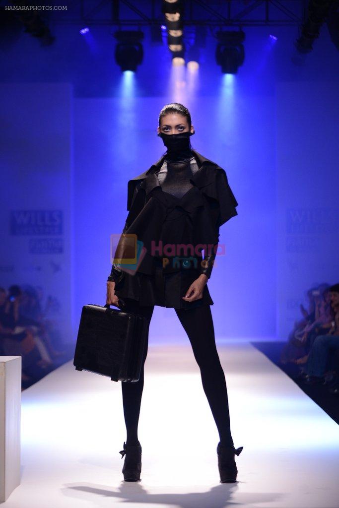 Model walks for Chandrani, Mrinalini, Dhruv-Pallavi Show at Wills Fashion Week 2013 Day 5 on 17th March