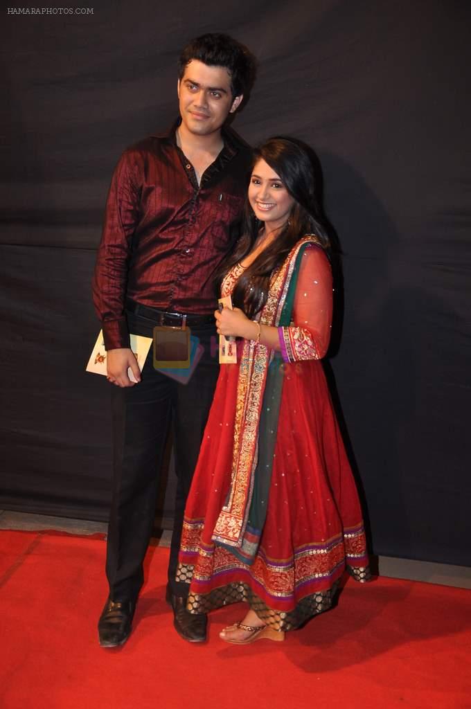 Chandni Bhagwanani, Rishabh Tripathi at CID veera Awards in Andheri Sports Complex, Mumbai on 16th March 2013